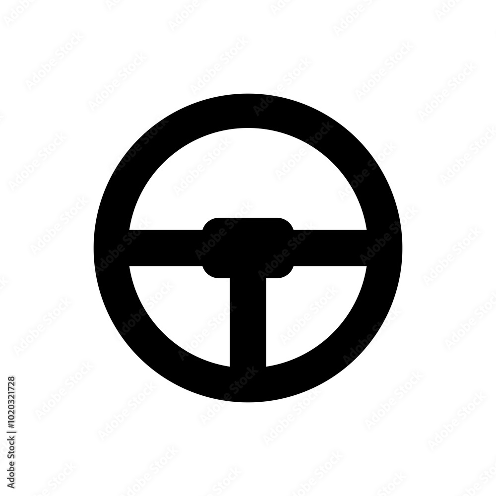 Steering wheel icon Steering wheel icon