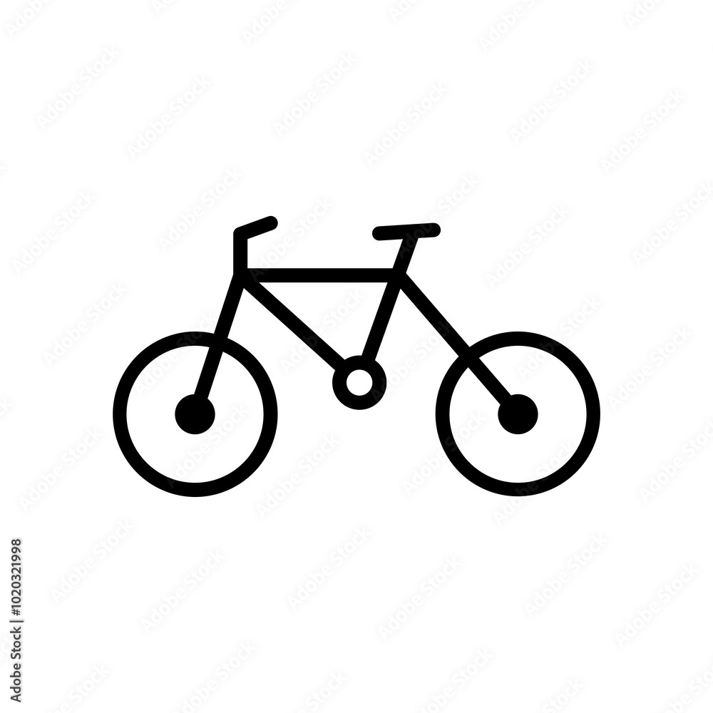Bicycle icon vector Bicycle icon vector