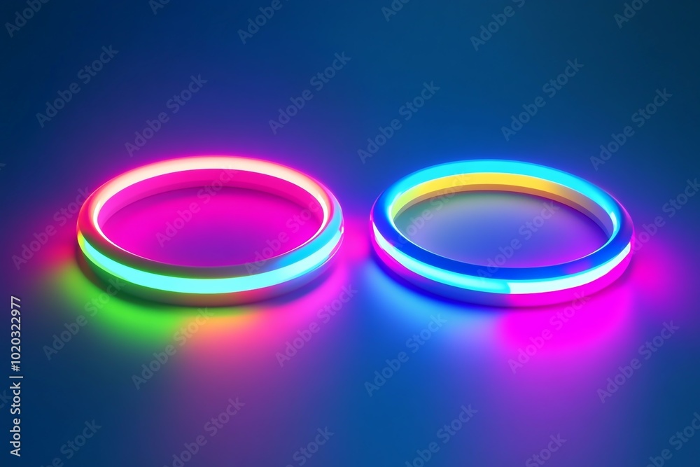 3D Groovy Circles, Vibrant glowing circle design Background Wallpaper 3D Groovy Circles, Vibrant glowing circle design Background Wallpaper