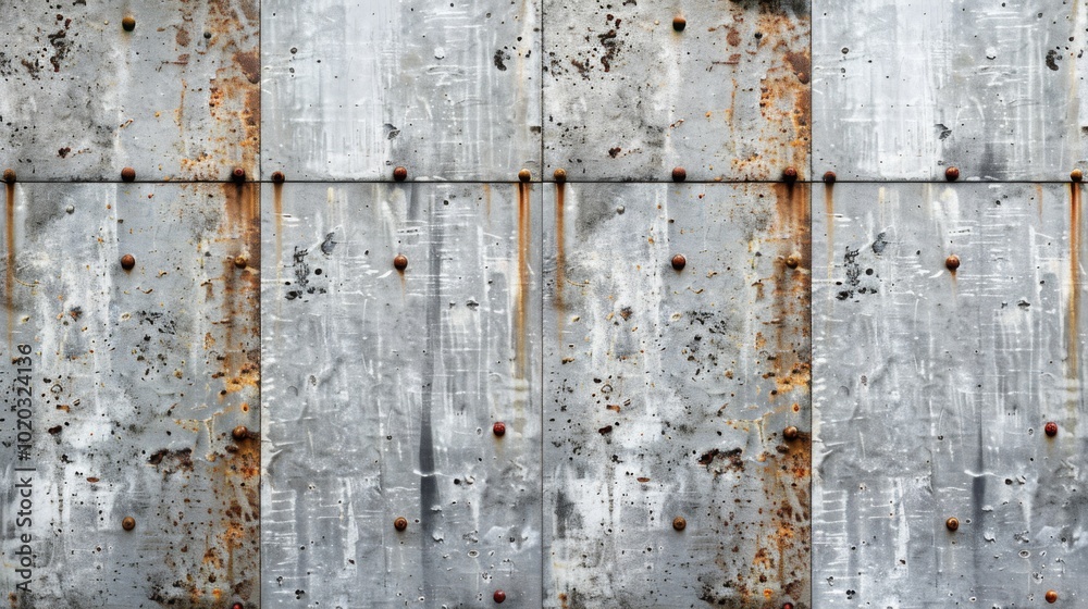 Rusty Metal Wall Texture: Industrial Background Rusty Metal Wall Texture: Industrial Background