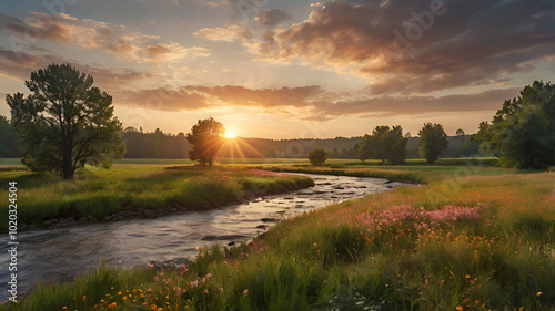 Lush green Riversite photo