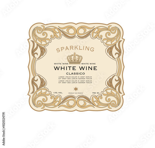 WINE LABEL ITALIAN FOOD AND DRINKS DECORATIVE STICKER FOR AMARONE, PROSECCO, CHIANTI, VALPOLICELLA,PRIMITIVE AND SPARKLING WINE