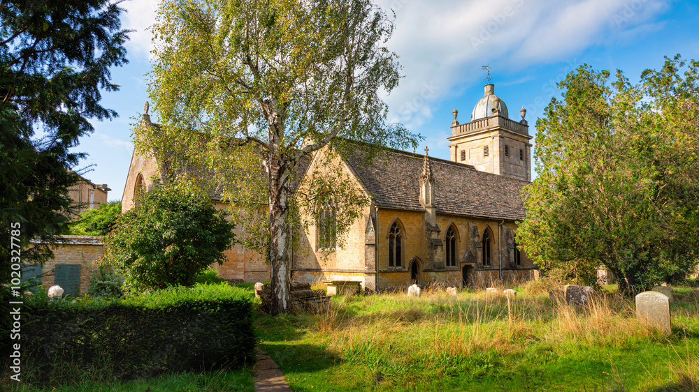 Saint Lawrence church in Bourton on the water Saint Lawrence church in Bourton on the water
