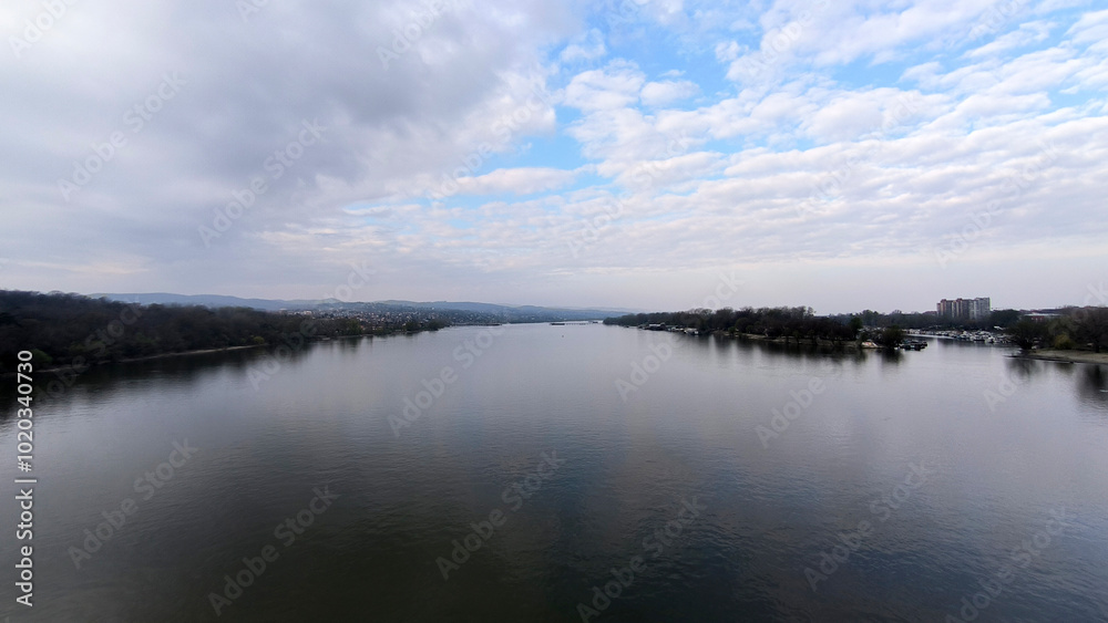 banks of Danube river in Novi Sad banks of Danube river in Novi Sad