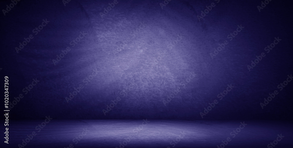Dark purple wall concrete studio interior, cement floor backdropwith copy space. Dark purple wall concrete studio interior, cement floor backdropwith copy space.
