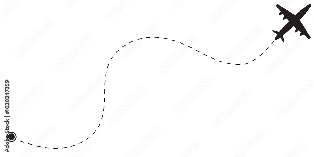 Illustration background. Black and white pattern. Airplane flying and dotted line. Map marker location pin. Isolated on transparent background with png Illustration background. Black and white pattern. Airplane flying and dotted line. Map marker location pin. Isolated on transparent background with png