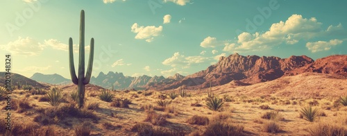 Arizona desert landscape background.