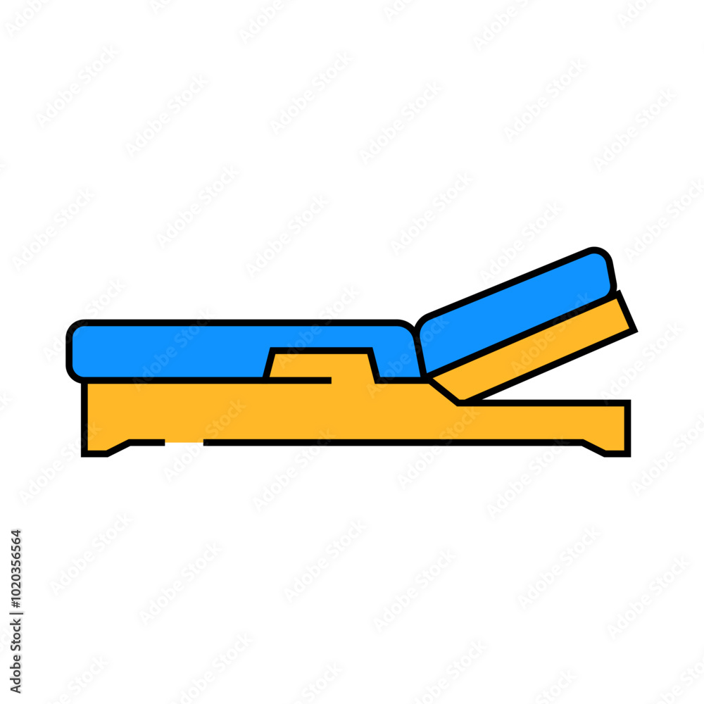 chaise lounge outdoor furniture line icon vector. chaise lounge outdoor furniture sign. isolated symbol illustration chaise lounge outdoor furniture line icon vector. chaise lounge outdoor furniture sign. isolated symbol illustration