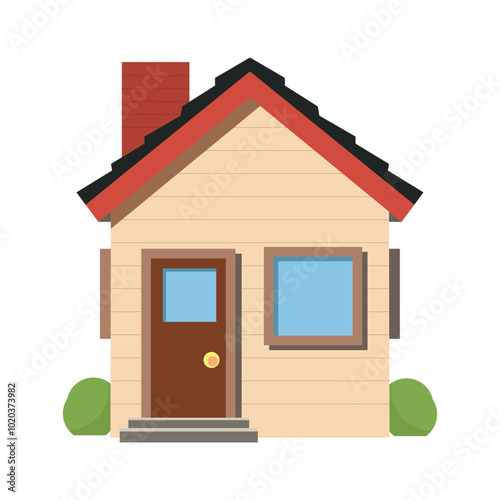 house emoji flat design