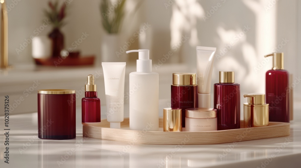 The Elegant Skincare Product Display The Elegant Skincare Product Display