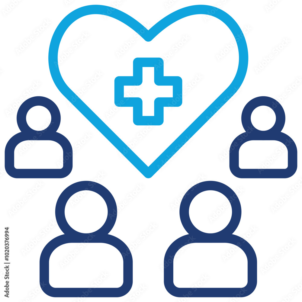 Obraz premium Patient Care Icon