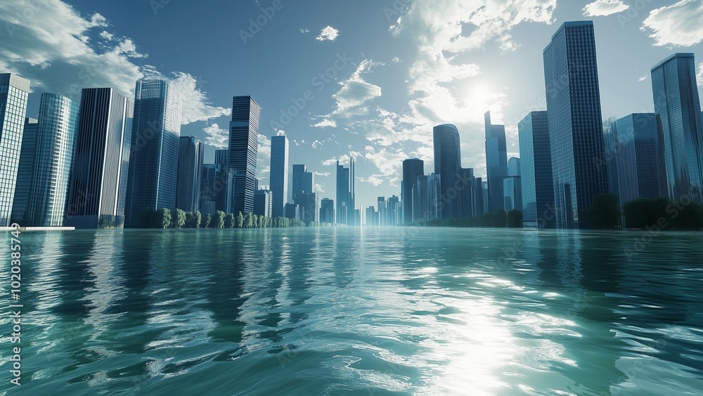 Fototapeta premium Climate Change – Global concerns over extreme weather events