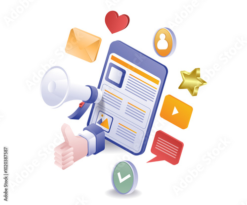 Smartphone campaign technology social media site network