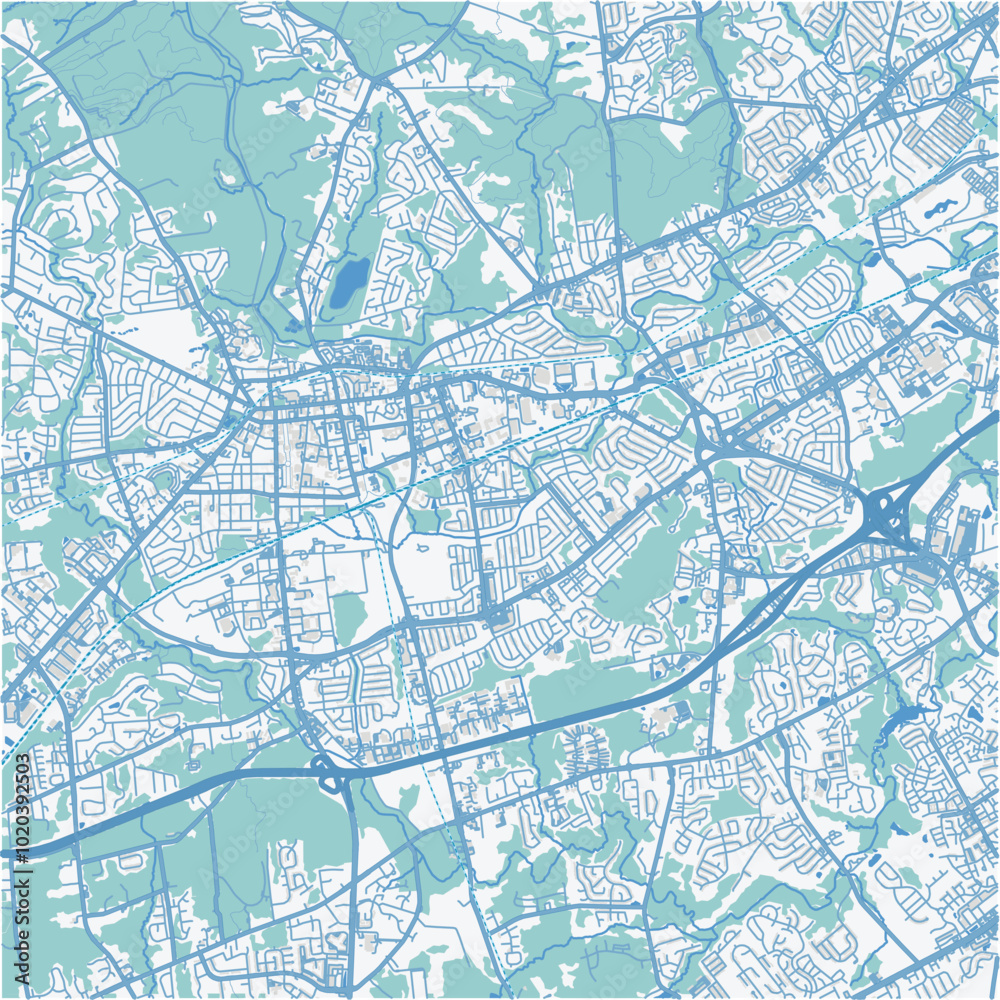 Map of Newark in Delaware in a professional blue style. Contains layered vector with roads water, parks, etc. Map of Newark in Delaware in a professional blue style. Contains layered vector with roads water, parks, etc.