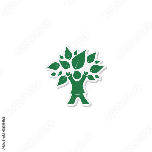 Wallpaper Mural Child tree icon isolated on transparent background Torontodigital.ca