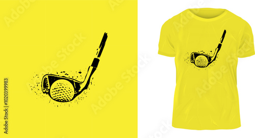 t shirt design template for golf course