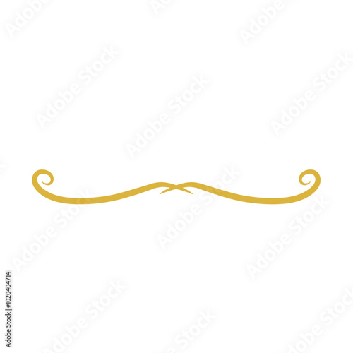 Vintage gold divider
