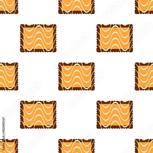 Pattern homemade cookie different taste in pastry biscuit