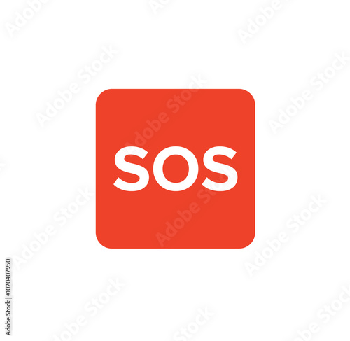 sos vector button icon symbol