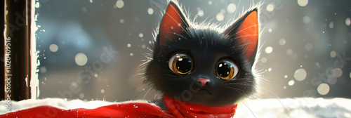 Cute cartoon cat