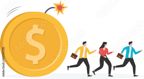 Money bomb scared away businessman

