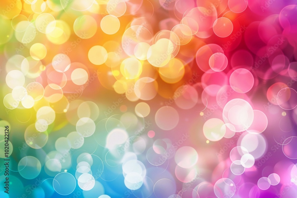 Vibrant festive background in bokeh style Vibrant festive background in bokeh style
