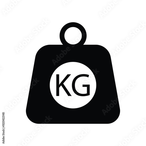 weight pound kg icon vector design illustration