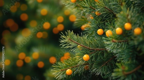 The Christmas Tree with Ornaments