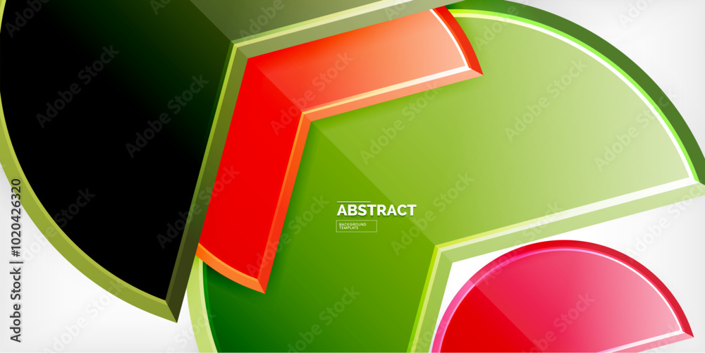 Glass reflective geometric round shapes background. Vector Illustration For Wallpaper, Banner, Background, Card, Book Illustration, landing page Glass reflective geometric round shapes background. Vector Illustration For Wallpaper, Banner, Background, Card, Book Illustration, landing page