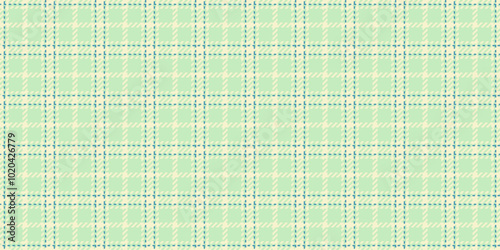 Lovely check background vector, volume tartan pattern textile. Awesome seamless plaid texture fabric in light and cyan colors.