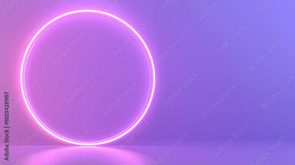 3d render, neon abstract background, ultraviolet light, laser show, wall reflection, circle shape 3d render, neon abstract background, ultraviolet light, laser show, wall reflection, circle shape