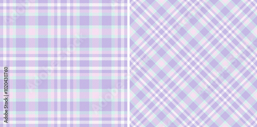 Seamless fabric check of textile tartan background with a texture plaid pattern vector. Set in sky colors. Cozy living room ideas.