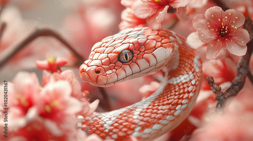 Chinese new year wallpaper with a snake, year of the snake Chinese new year wallpaper with a snake, year of the snake