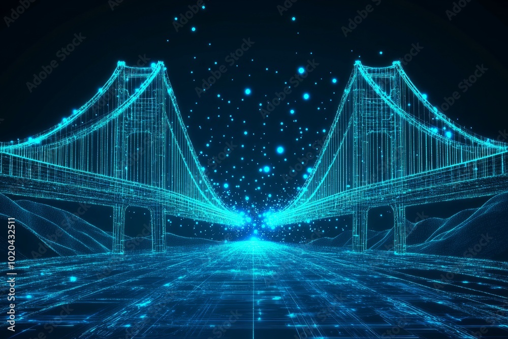 Fototapeta premium Bridging the Digital Divide, Digital Skills Gap and Workforce Development