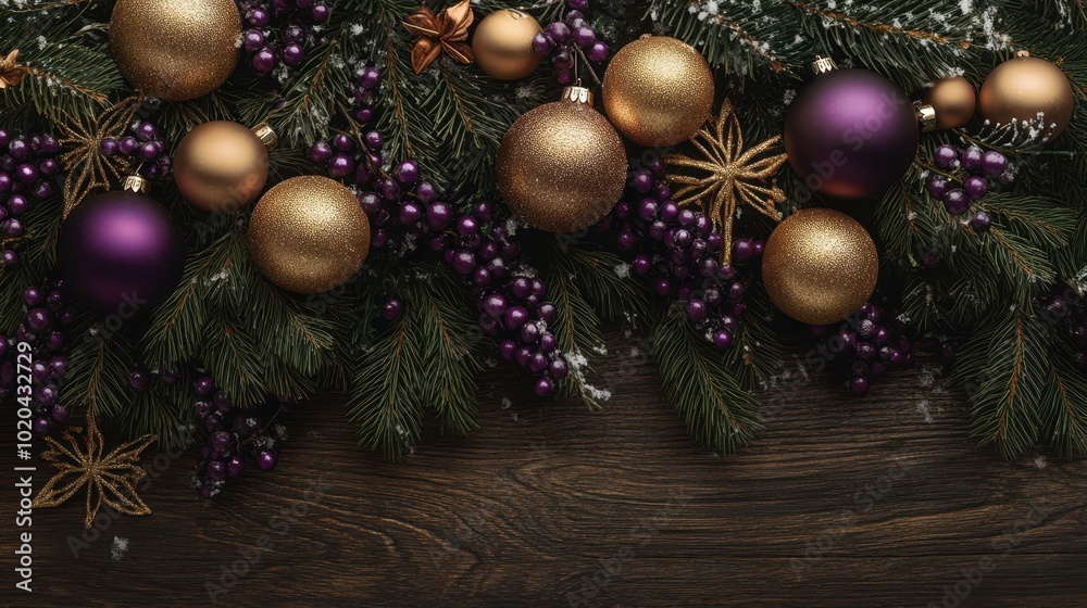 The Christmas Ornaments and Grapes. The Christmas Ornaments and Grapes.