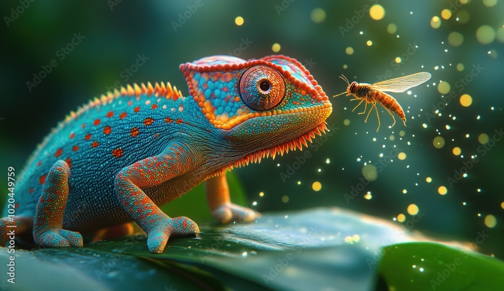 Chameleon and Firefly Chameleon and Firefly