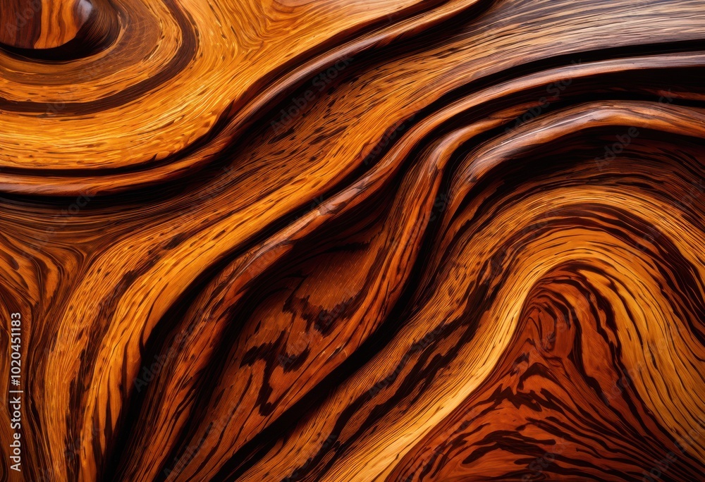 intricate close vibrant wood grain patterns highlighting unique textures natural beauty, polished, color, organic, artistry, craftsmanship, detail