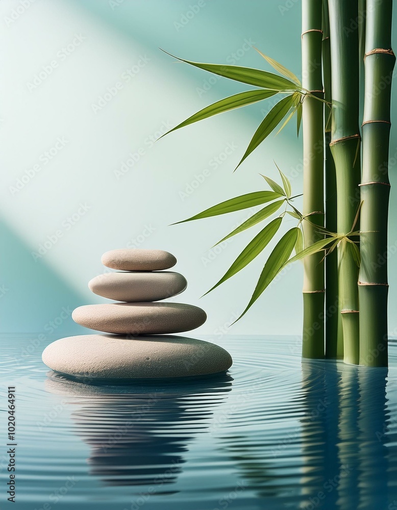 zen stones and bamboo zen stones and bamboo