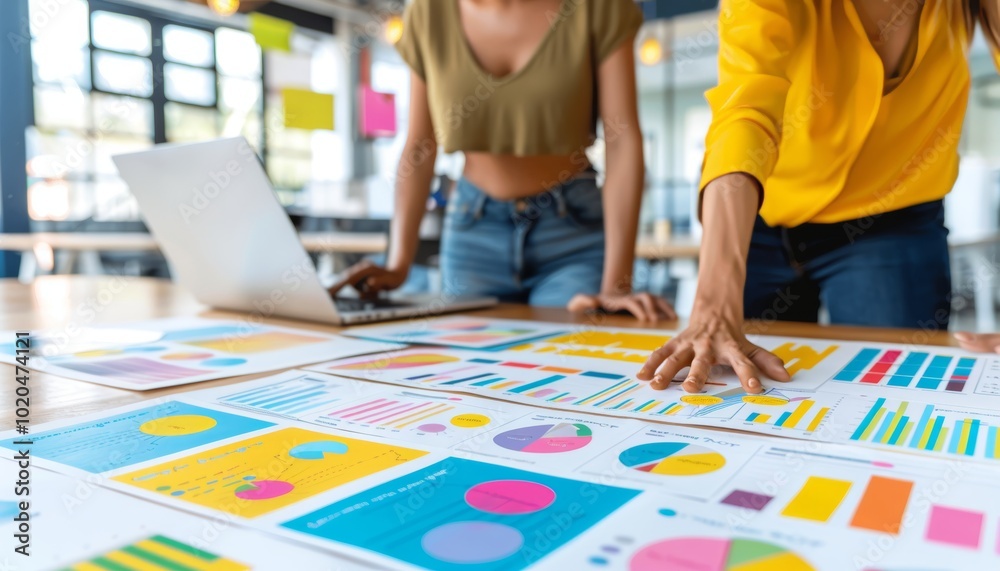 Creative team collaborating on innovative design concepts in a vibrant studio environment Creative team collaborating on innovative design concepts in a vibrant studio environment
