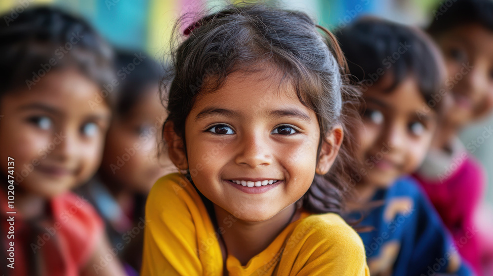 World Children's Day. A cute kid. happy children World Children's Day. A cute kid. happy children