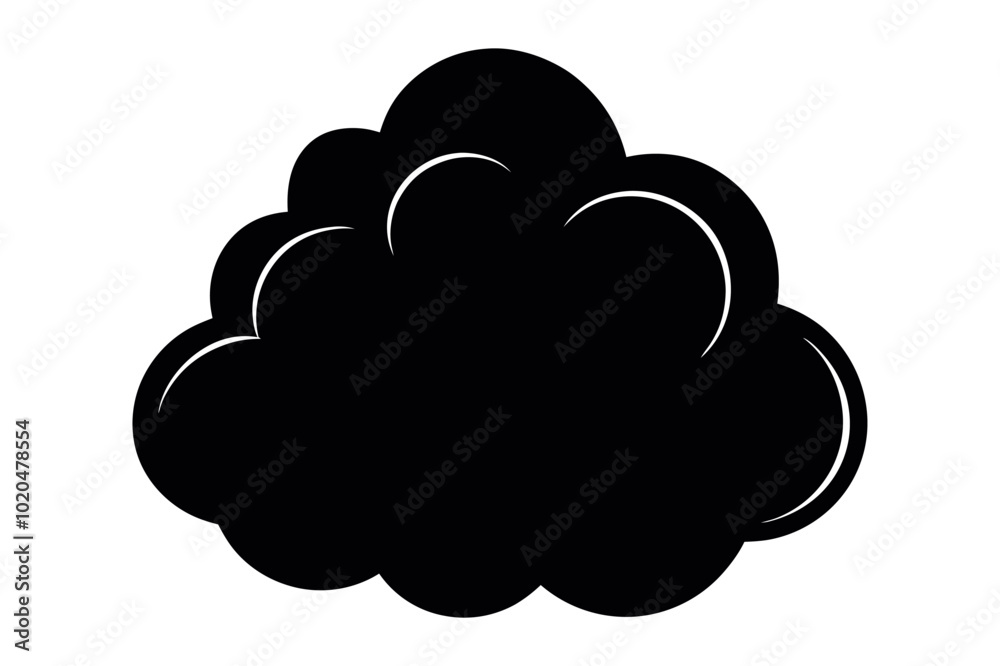 black and white cloud silhouette black and white cloud silhouette