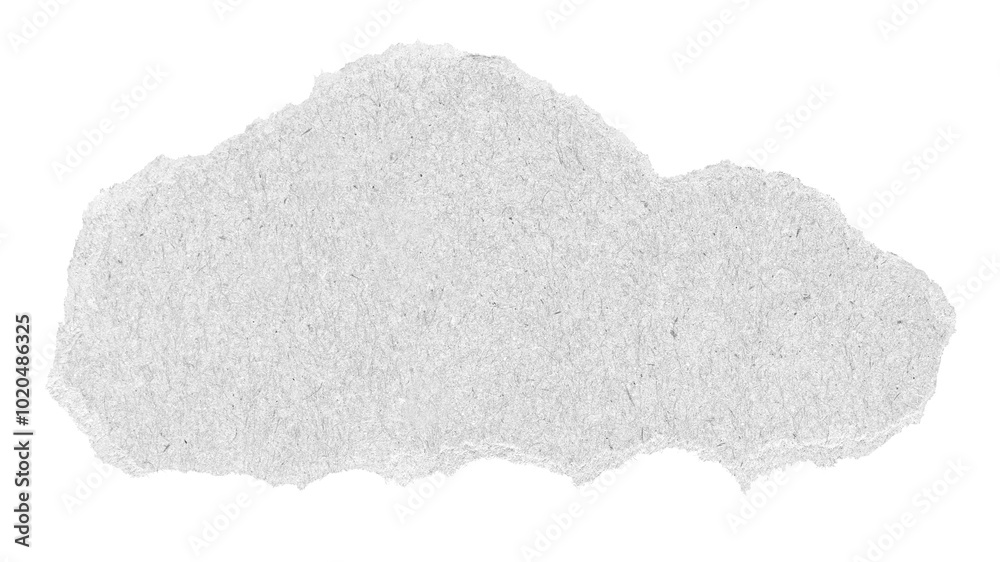 Silver torn paper png cut out, collage element on transparent background Silver torn paper png cut out, collage element on transparent background