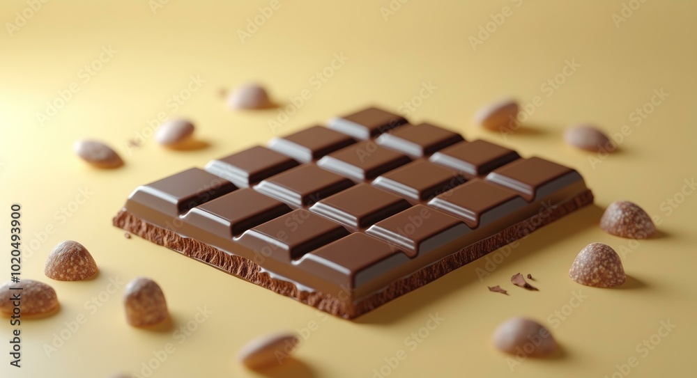 Fototapeta premium Delicious Chocolate and Peanuts Combo