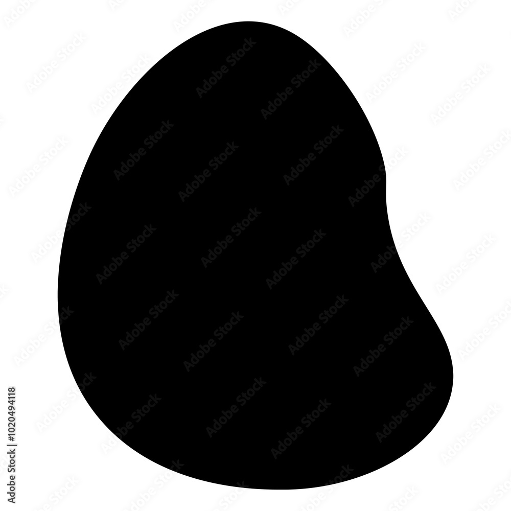Black organic shape png sticker, transparent background Black organic shape png sticker, transparent background
