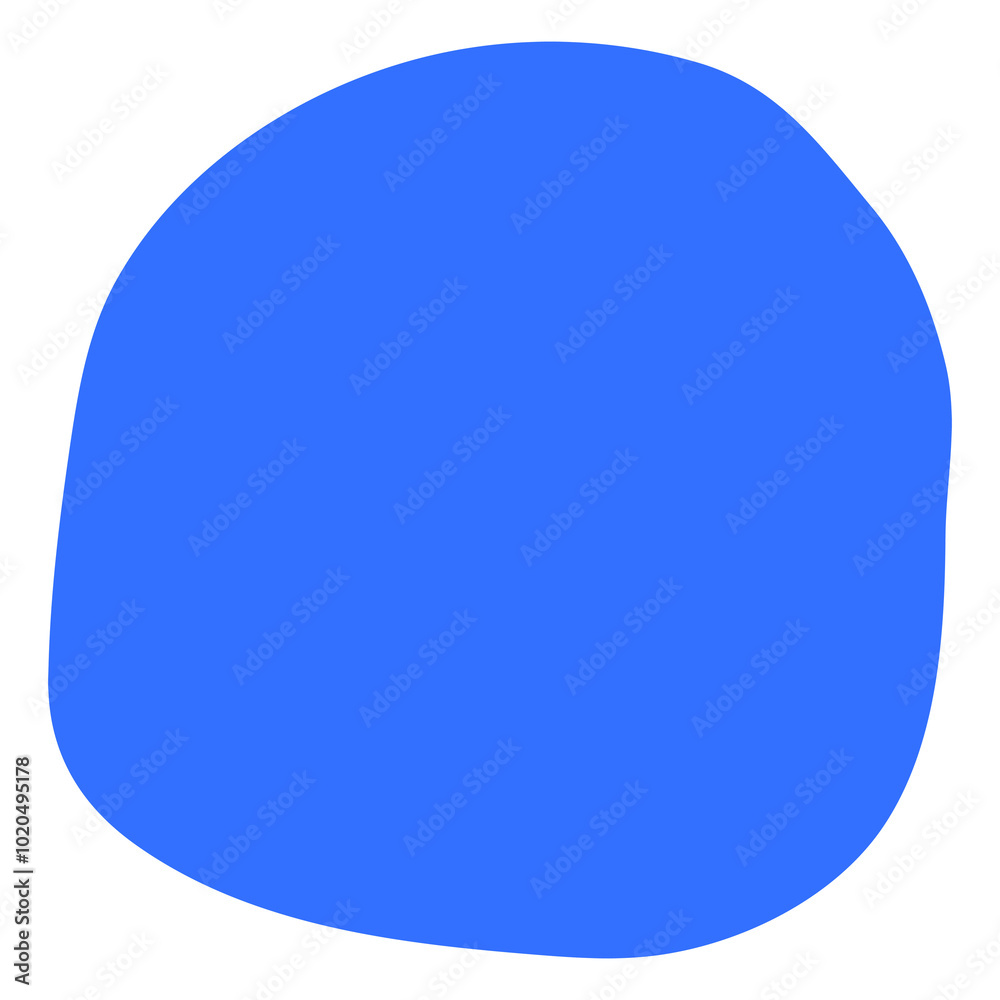 Png blue abstract blob shape, transparent background Png blue abstract blob shape, transparent background