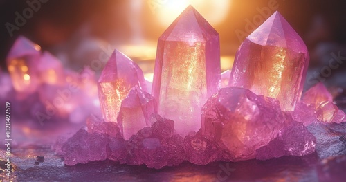 Pink Himalayan Salt Crystals photo