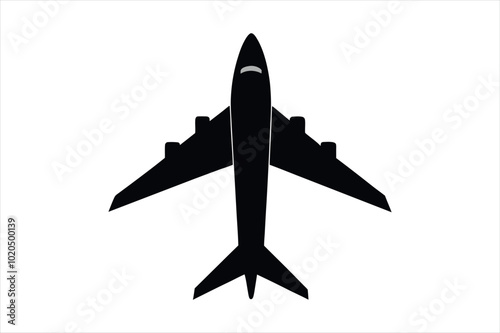 hand drawn illustration of an airplane