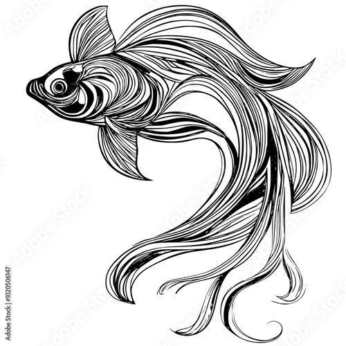 Wallpaper Mural "Fantasy Fish in Zentangle Art Style"

 Torontodigital.ca