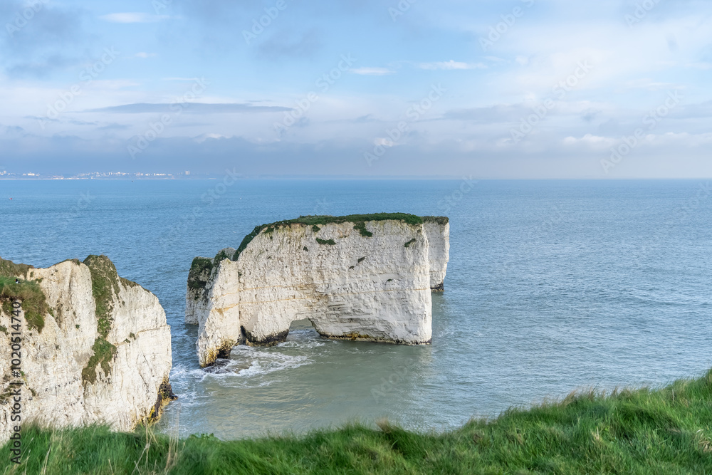 Old Harry Rocks view to sea