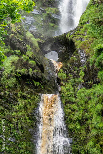 Pistyll Rhaeadr alternative perspective low photo